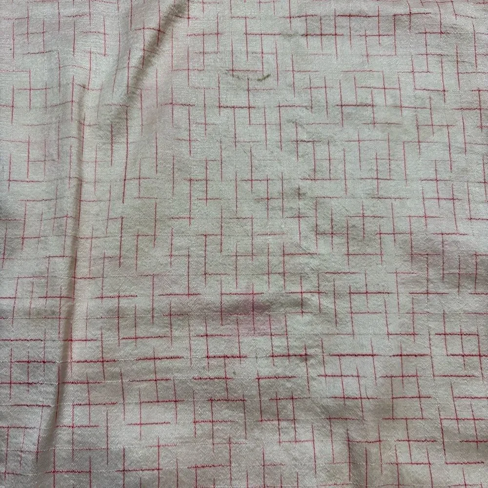 Ladies Vintage Pink Two Tone‎ 100% Silk Long Scarf